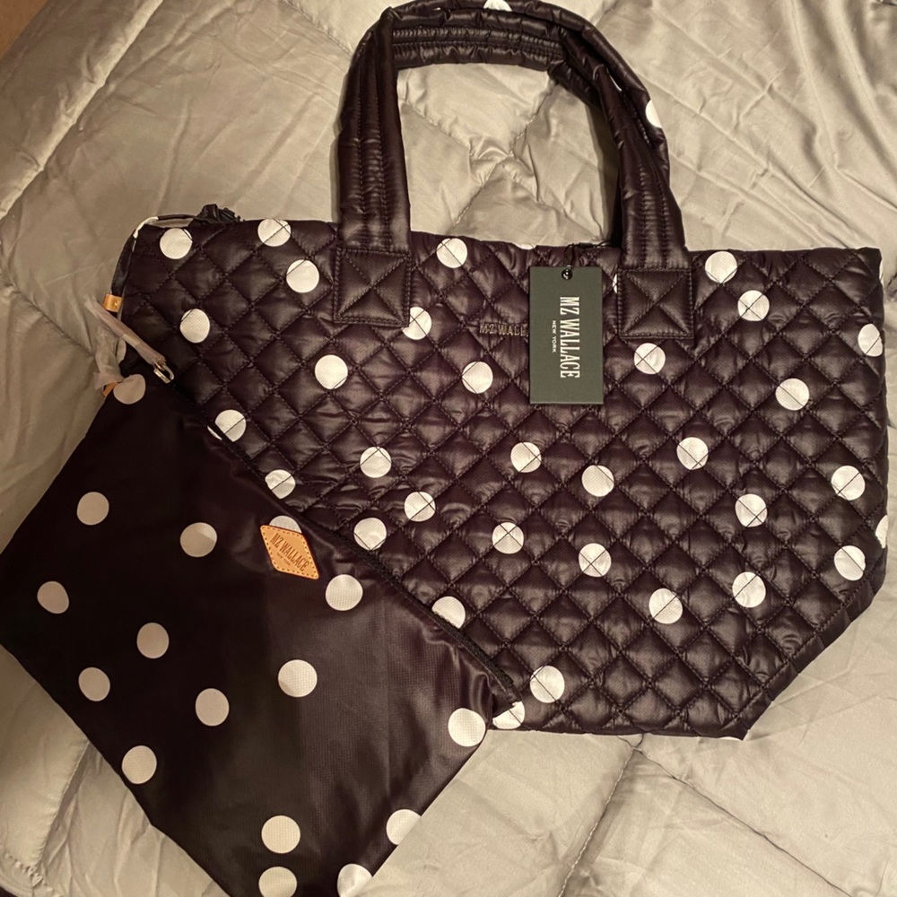NWT MZ WALLACE med METRO TOTE discontinued pattern